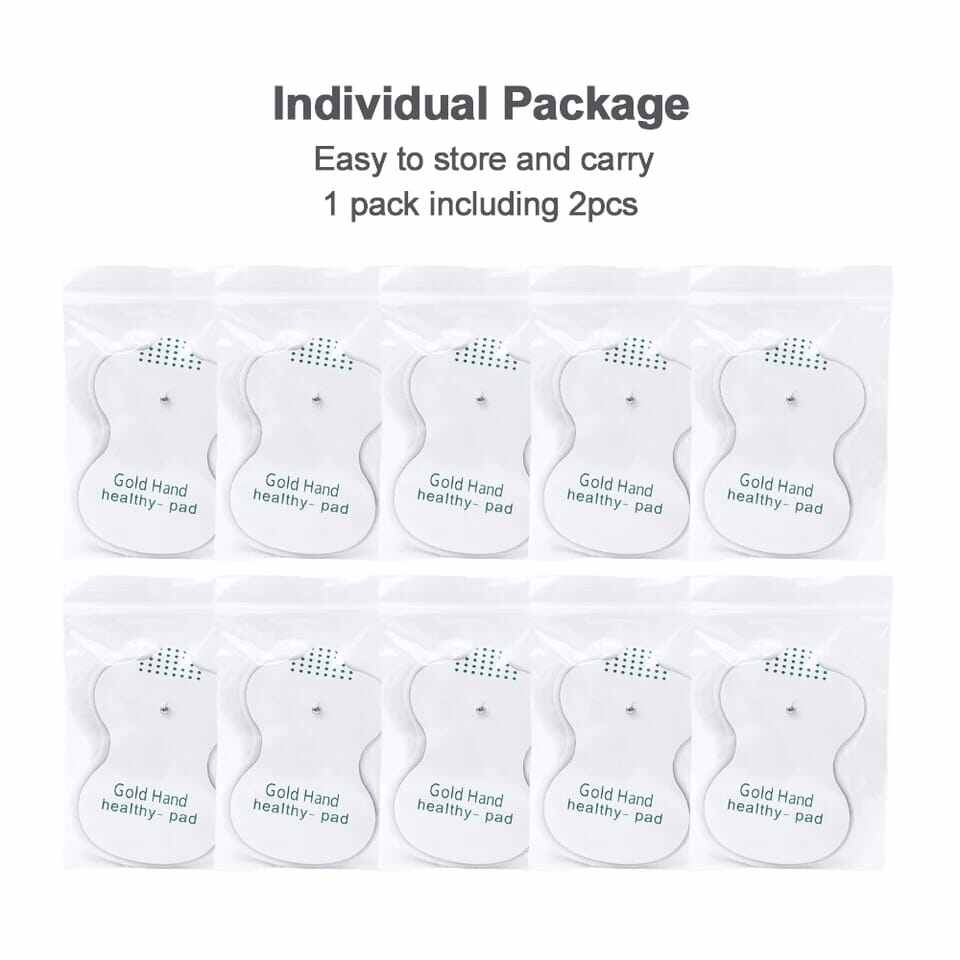 Picture of 100/50PCS Self Adhesive Replacement Tens Electrode Pads EMS Muscle Stimulator Electric Digital Machine Body Massager Stickers - Int: One size