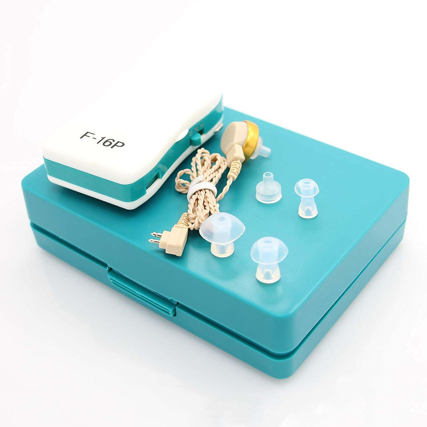 Picture of Personal Sound (F-16P Pocket Hearing Aid) for Elders Moderate Hearing Loss (3 Month Seller Warranty) - Multicolor - Int: One size