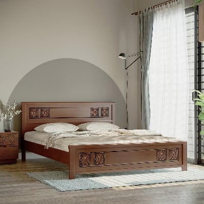 Picture of REGAL Wooden Bed Eden BDH-358-3-1-20(Double)
