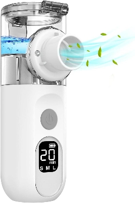 Picture of Portable Nebulizer,Nebulizer Machine for Adults and Kids Travel and Household Use, Handheld Mesh Nebulizer - Int: One size