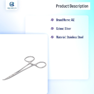 Picture of Artery Forceps Stainless Steel CE High Quality Surgical Instruments For Doctors/Surgeons 6" Curved (6 INCH CURVED) - Silver - Int: One size