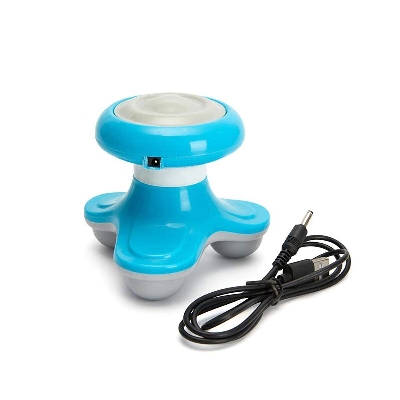 Picture of Mini Neck Massager Function Massage For Neck Back Head Plastic Triangle Shape Electric USB Beauty Anti Cellulite Body Relaxation - Int: One size