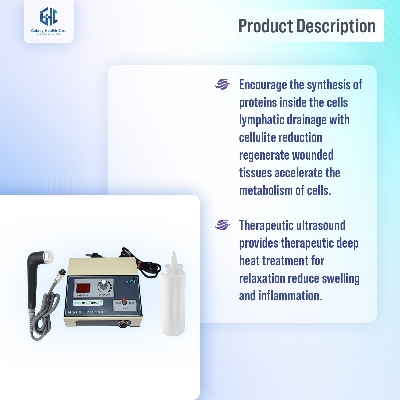 Picture of Physio Solutions Electro Therapy | Physiotherapy machine | Mini Ultrasonic | Ultrasound Therapy Machine With 1 Year Warranty - Int: One size