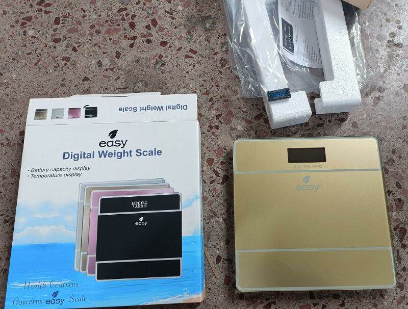 Picture of Digital Weighing Machine (Various Colors) with Home Display for Human Target - Weighing Machine - Multicolor - Int: One size