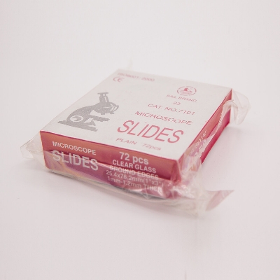 Picture of Microscope Glass Slides 72pcs box - Multicolor - Int: One size