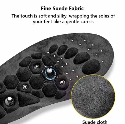 Picture of Orthopedic Acupressure Massage Insoles for Men and Women - Helps Promote Blood Circulation and Relieve Fatigue Orthopedic Acupoint Massage Insoles with Magnetic Technology, Feet and Arch Support - Int: One size