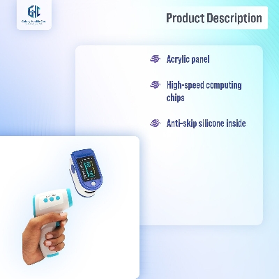 Picture of Combo OLED Fingertip Pulse Oximeter  Infrared thermometer - Int: One size