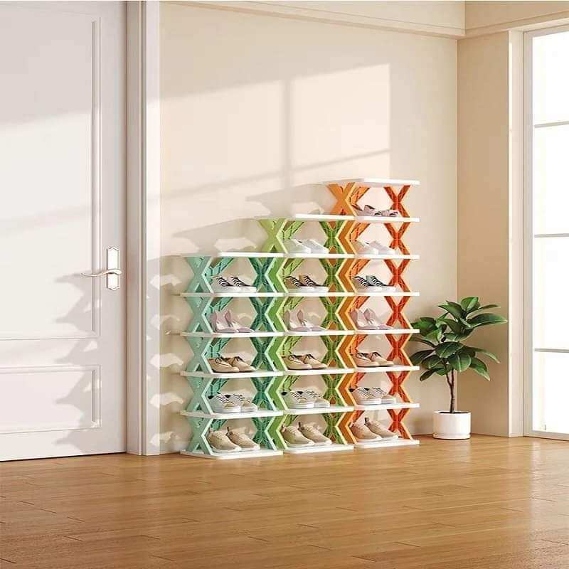 Picture of Shoe Rack 5 Layer (Stackable Multi-tier Shoe Organizer) KM-1040 - Multicolor