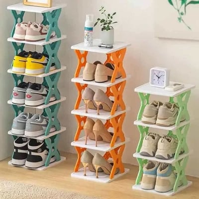 Picture of Shoe Rack 5 Layer (Stackable Multi-tier Shoe Organizer) KM-1040 - Multicolor