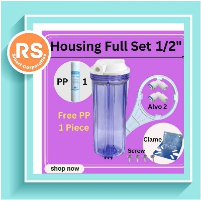 Picture of Housing Set With Full Setup Accessories -10" Clear Housing, 1/2" & 10" PP..
