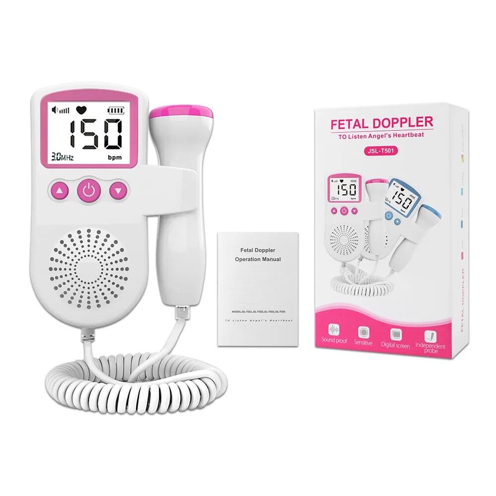 Picture of Portable fetal doppler for pregnant woman, heart rate monitor, - Multicolor - Int: One size