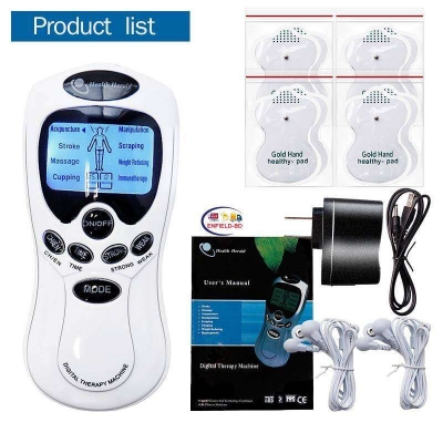 Picture of 8 mode EMS Electric herald Tens Machine Acupuncture Body Massage Digital Therapy Massager Muscle Stimulator Electrostimulator - Int: One size