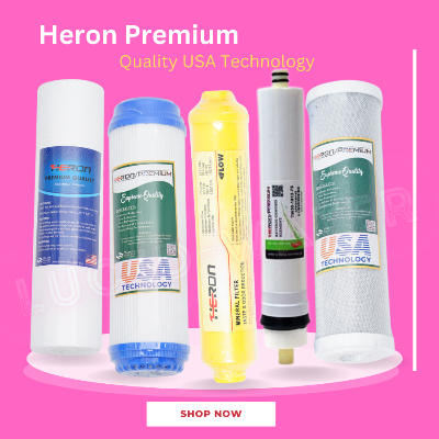 Picture of Heron Max Water Machine Combo Pack Ro Membrane Pp Net Carbon Box Carbon-2 Piece (5 Piece)