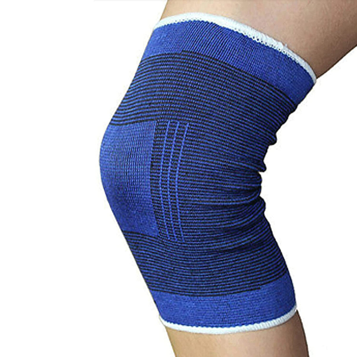 Picture of 2pis Knee Support Adjustable Sleeve For Knee Cap compression Pain relief Running Gym Sports activity For Men & Women - Int: One size