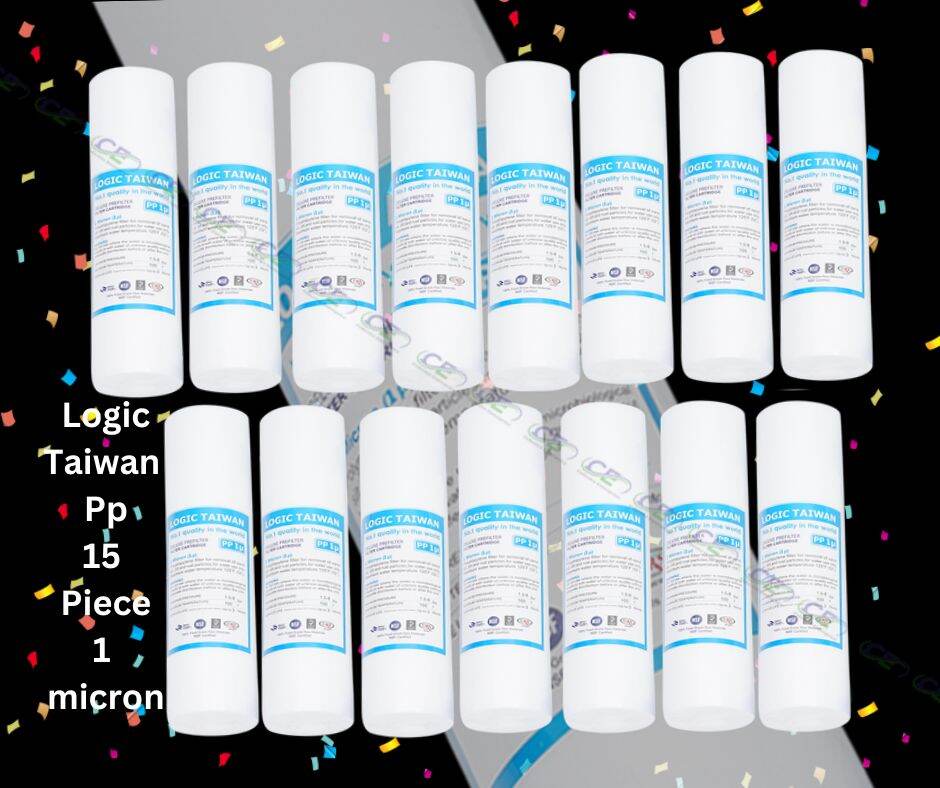Picture of Water filter pp-15 Pcs Sediment Water Filter -10" Logic Taiwan-1 Micron