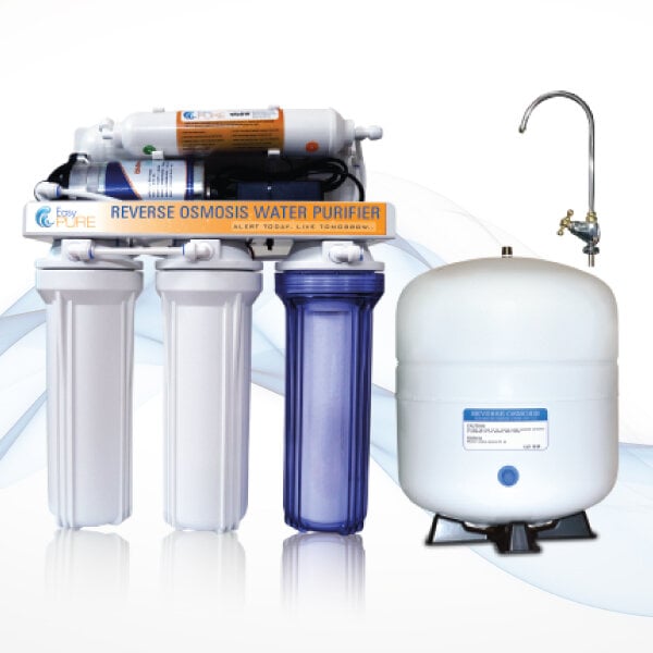 Picture of Water Filter Purifier Ro Machin (Easy Pure). 5 stage water filter - White