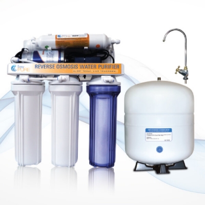 Picture of Water Filter Purifier Ro Machin (Easy Pure). 5 stage water filter - White