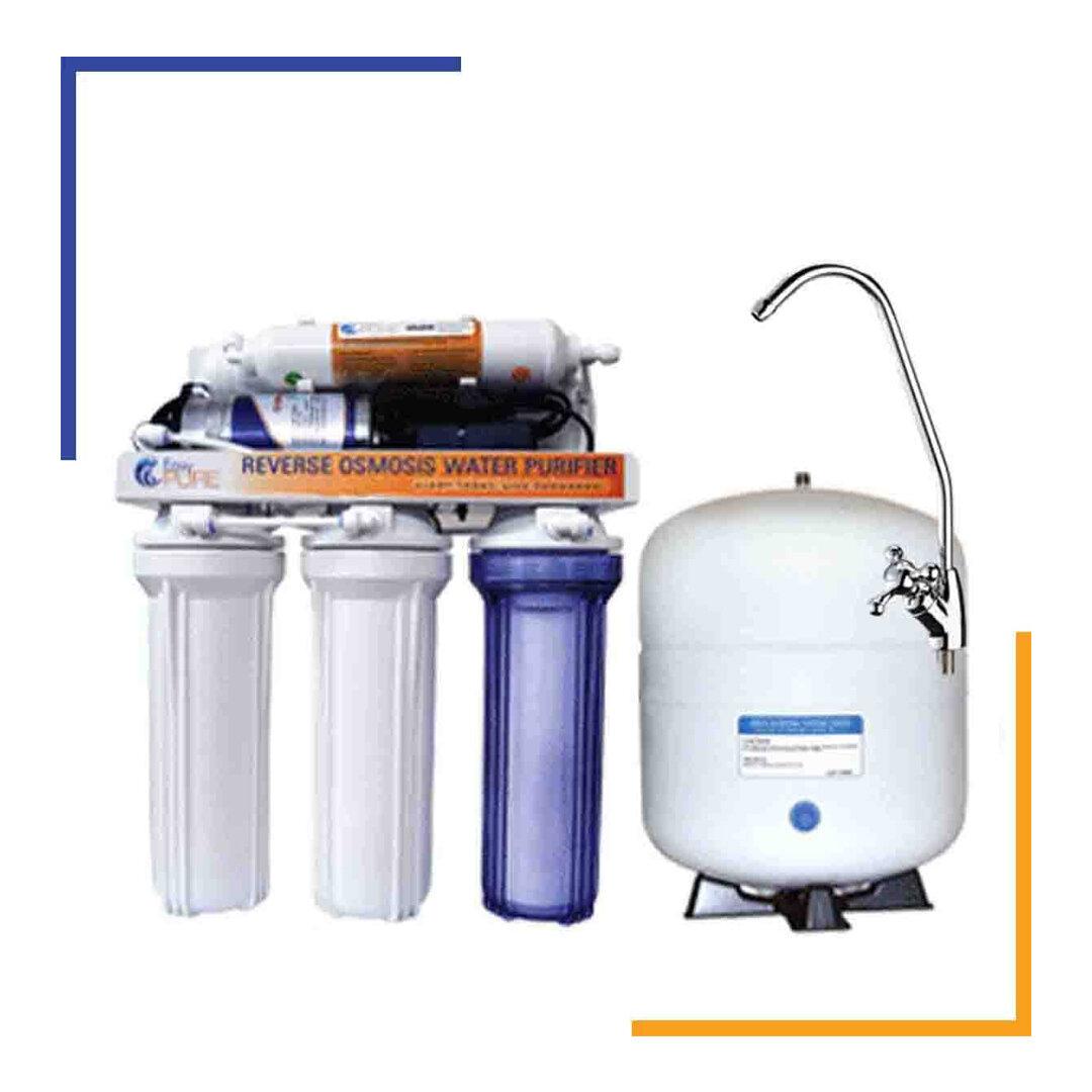 Picture of Water Filter Purifier Ro Machin (Easy Pure). 5 stage water filter - White