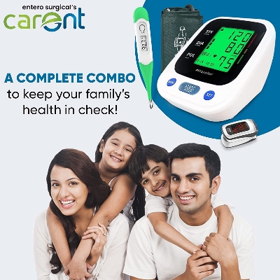 Picture of GALAXY Essential Health-check Kit | Digital BP Checking Machine, Digital Thermometer & Digital Pulse Oxmeter, Combo of 3 - Int: One size