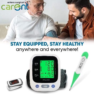 Picture of GALAXY Essential Health-check Kit | Digital BP Checking Machine, Digital Thermometer & Digital Pulse Oxmeter, Combo of 3 - Int: One size