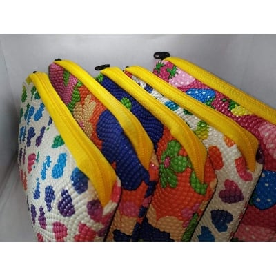 Picture of ladies Hand bag for grils and women 2 piece-Multicolor