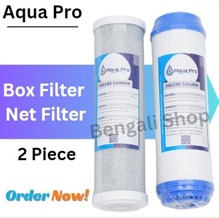 Picture of Aqua Pro Water Filter Accessories Cto Net Carbon-1 Pcs And 10" Udf Box Carbox-1 Pcs (2 Pcs Package),