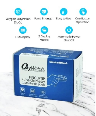 Picture of ChoiceMMed Fingertip Pulse Oximeter - Multicolor - Int: One size