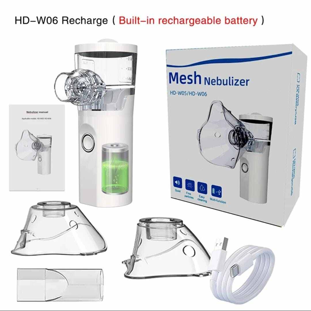 Picture of Portable Nebulizer Machine for Adults and Children, Medical Atomizer, Silent Inhaler, Humidifier - Multicolor - Int: One size