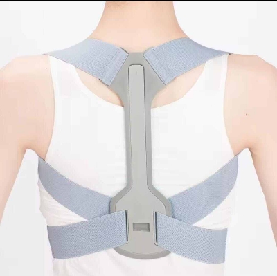 Picture of Adjustable Posture Corrector, Shoulder Straighten, Clavicle Orthopedic Brace, Back Support, Pain Relief - Multicolor - Int: One size
