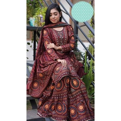 Picture of Readymade Exclusive Ready Ghararah Three Piece For Women And Girls