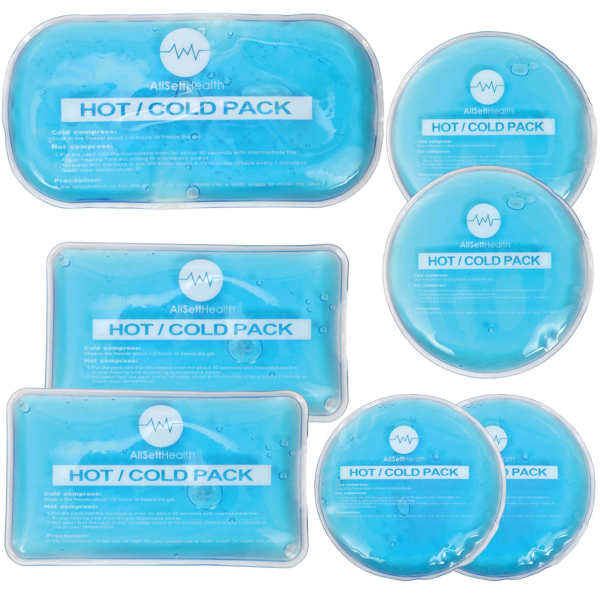Picture of 3 "x 4" ছোট বরফের প্যাড - hot water bag - Blue - Int: One size