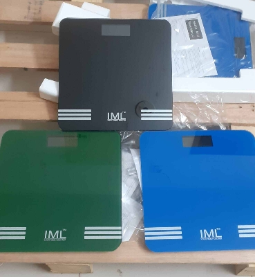 Picture of IML Weight Machine for Home Digital Weighing Machine for Human Body with LCD Display Max Weight Capacity 180Kgs Bathroom Scale for Home - Multicolor - Int: One size