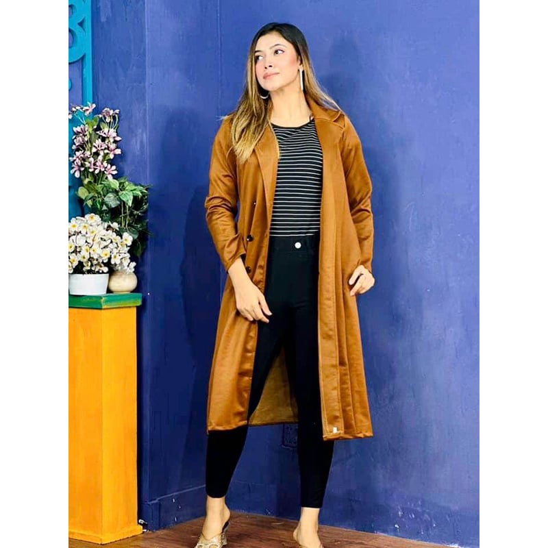 Picture of New Collection Readymade Stylish And Comfortable Fashionable Winter Long Coat For Women(Int: One size)