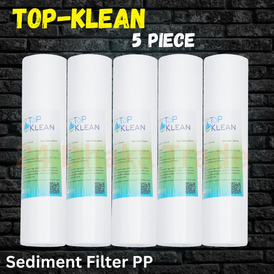 Picture of Water Filter Kit Or sediment filter pp-10" Brand-Top clean-5 Pcs