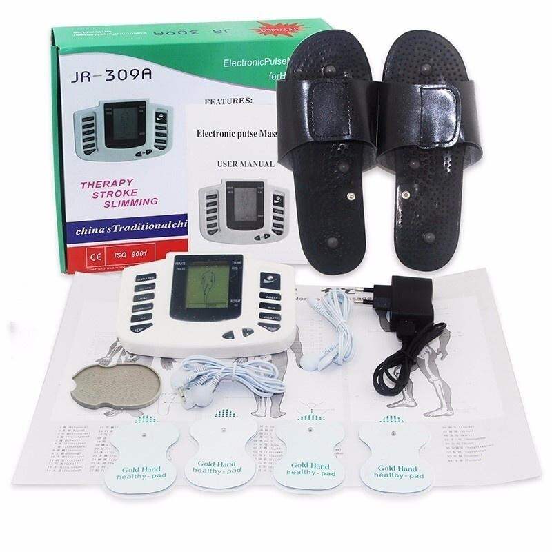Picture of Physiotherapy Massage Machine with 4 Pads Body Pain Relief Therapy Stroke Machine - Int: One size