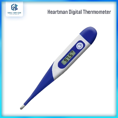 Picture of Heartman Flexible Waterproof Digital Thermometer for Baby & Adults Easy to Use 1 year warranty - Chili Red - Int: One size