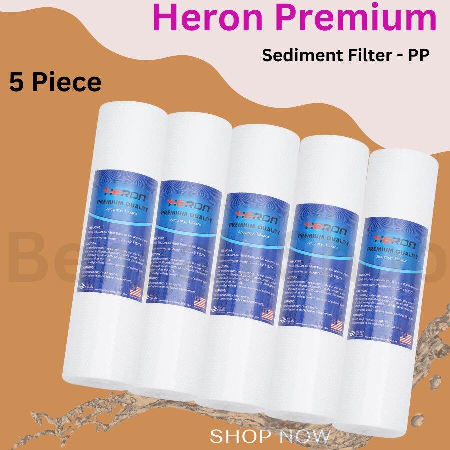 Picture of 5 Pcs Water Filter Pp Heron Premium 10 Inch 140 G