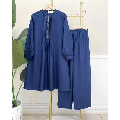 Picture of New Designed Exclusive Collection Made By Butter Silk Fevric Two Piece For Girls(Int: One size)