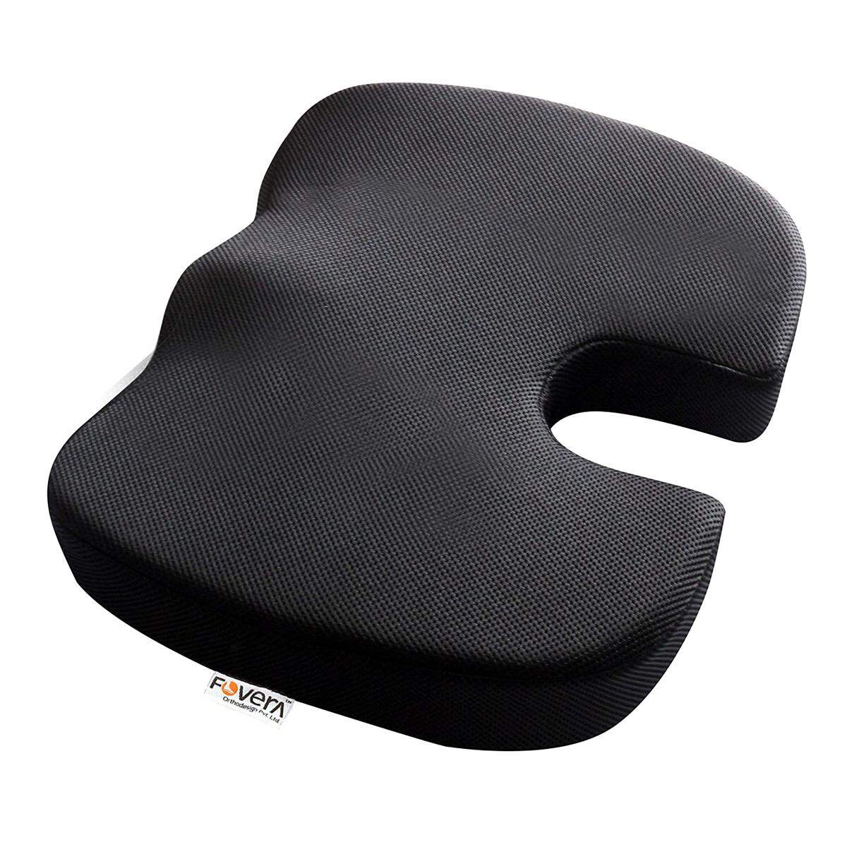 Picture of United Medicare Orthopedic Memory Foam Coccyx Seat Cushion for Tailbone Pain Relief – For Office/Home Chair - Int: One size