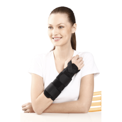 Picture of Forearm Splint Universal, Support & Immobilization - Black - Int: One size