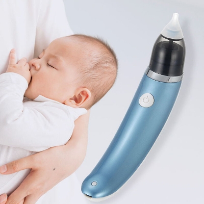 Picture of Baby Nasal Aspirator Electric Baby Nasal Vacuum Cleaner Hygienic Nose Snot Cleaner Rechargeable Baby Items Care Utensils - Multicolor - Int: One size