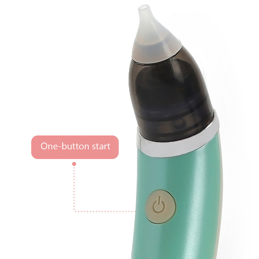 Picture of Baby Nasal Aspirator Electric Baby Nasal Vacuum Cleaner Hygienic Nose Snot Cleaner Rechargeable Baby Items Care Utensils - Multicolor - Int: One size