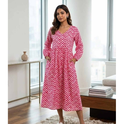 Picture of New Collection Readymade Swich silk skin print  gawn 1 piece(44)