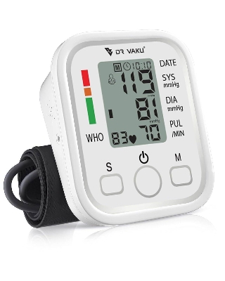 Picture of Fully Automatic Upper arm Digital Blood Pressure Monitor with SafeAccu Glucometer Machine with 10 Test Strips (Combo Pack) - Multicolor - Int: One size