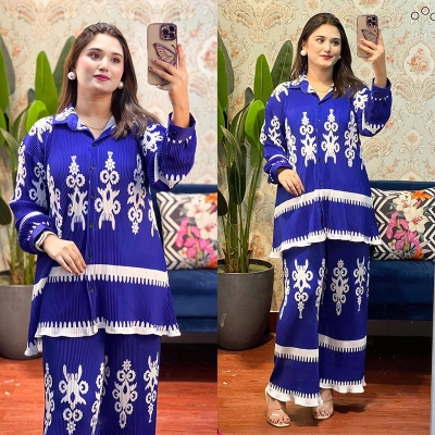 Picture of New Collection swich silk with iskin print work(Int: One size)