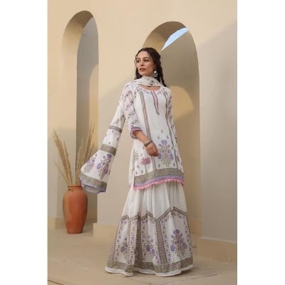 Picture of New Collection Sharara Three Pices For Women