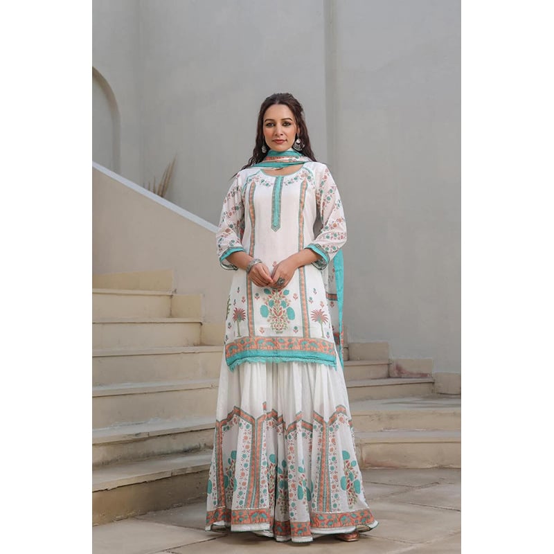 Picture of New Collection Sharara Three Pices For Women