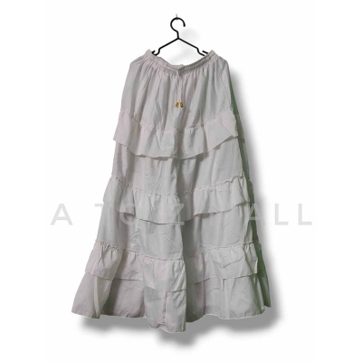 Picture of NEW FASHION STYLISH LONG SKIRT FOR WOMEN 1 PIECE-White(Int:40)