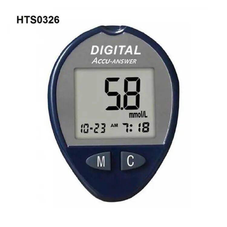 Picture of Digital Accu-Answer Blood Glucose Monitoring System - Multicolor - Int: One size