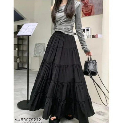 Picture of New Collection Stylish Kuchi Designed Long Skirts for Women 1 Piece(Int: One size)